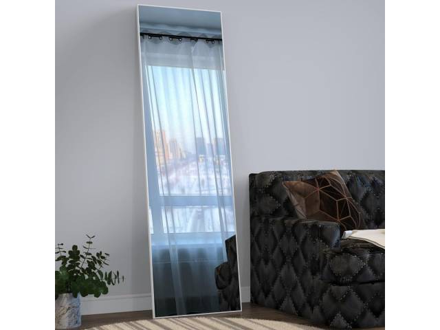 ESPEJO CON GANCHOS PARA PUERTA 120X30