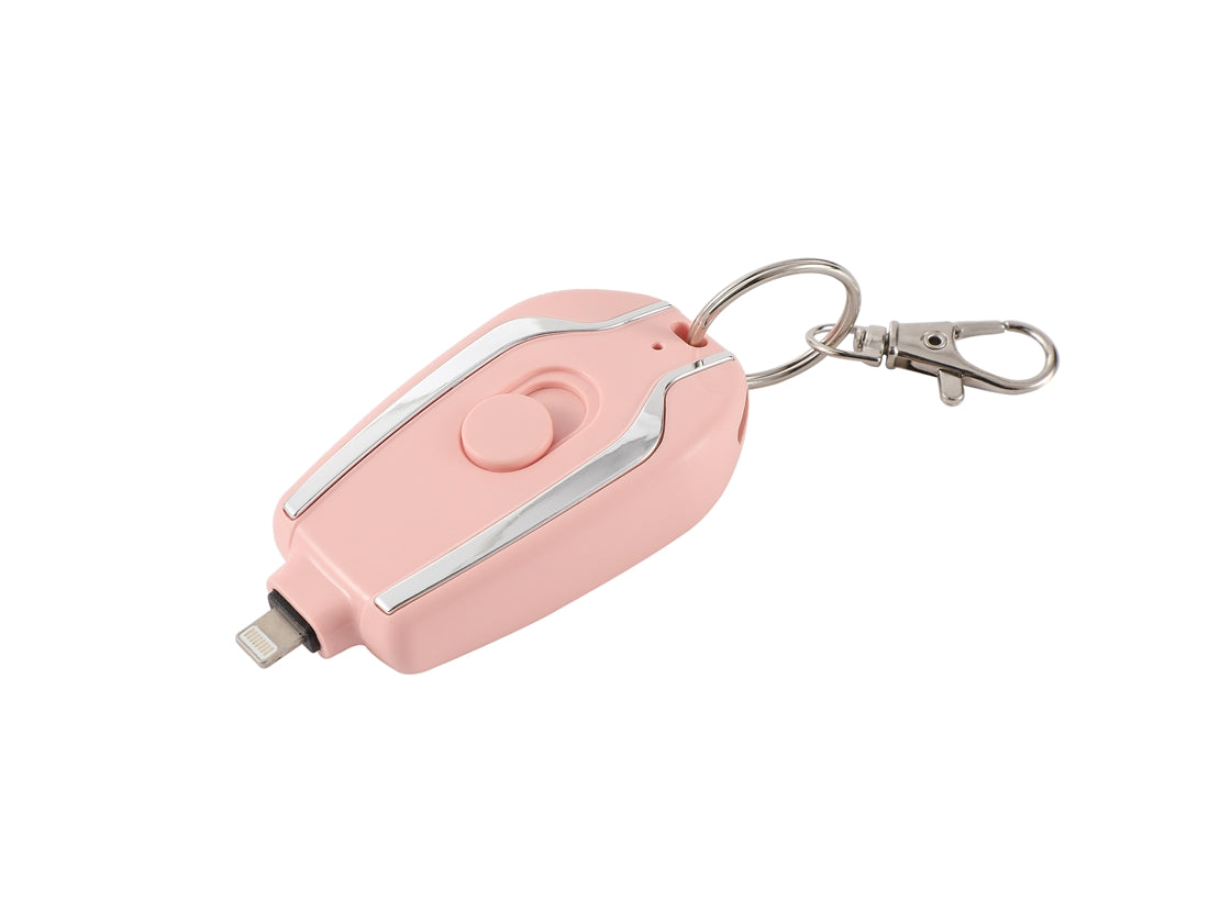 BATERÍA EXTERNA PORTATIL, ENTRADA IPHONE Y TIPO, LLAVERO