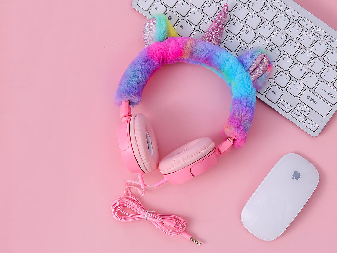 AURICULAR UNICORNIO PELUCHE