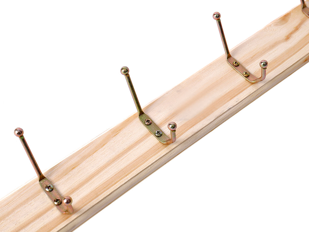 PERCHERO MADERA 5 GANCHOS