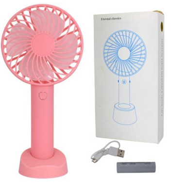 MINI VENTILADOR INALÁMBRICO, CON BASE
