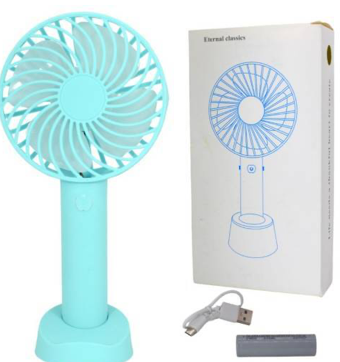 MINI VENTILADOR INALÁMBRICO, CON BASE
