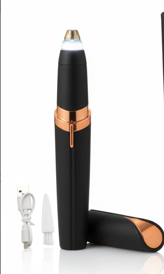 DEPILADOR DE CEJAS RECARGABLE CON LUZ