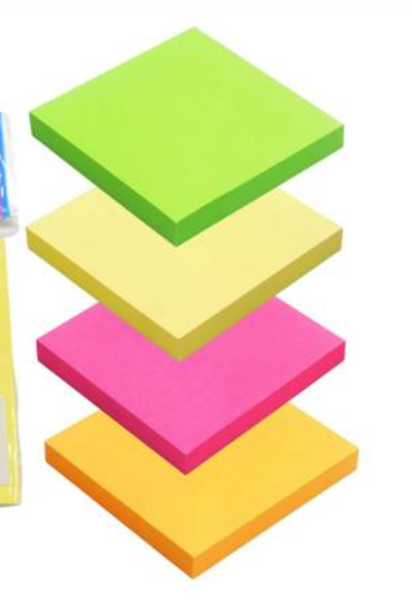 Block de notas de papel 7.6x7.6x1cm