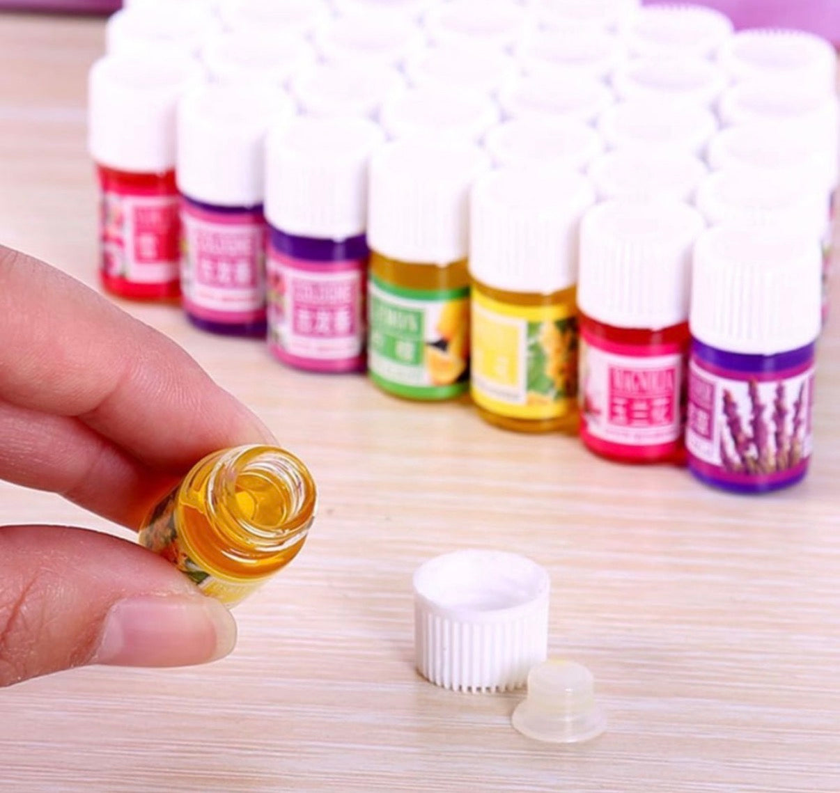 Aceites esenciales fragancias de jardín