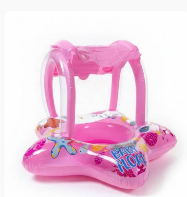 Inflable flotador con techo