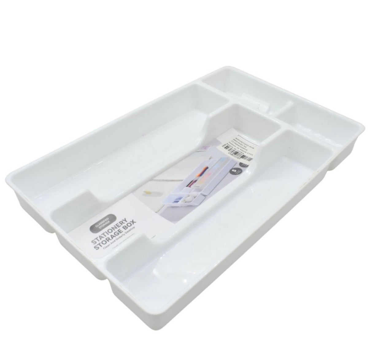 Organizador multiusos blanco 27x17x3cm