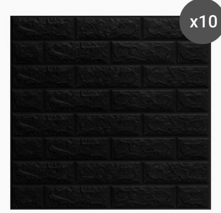 Paneles adhesivos 10 unidades 77x70 cm