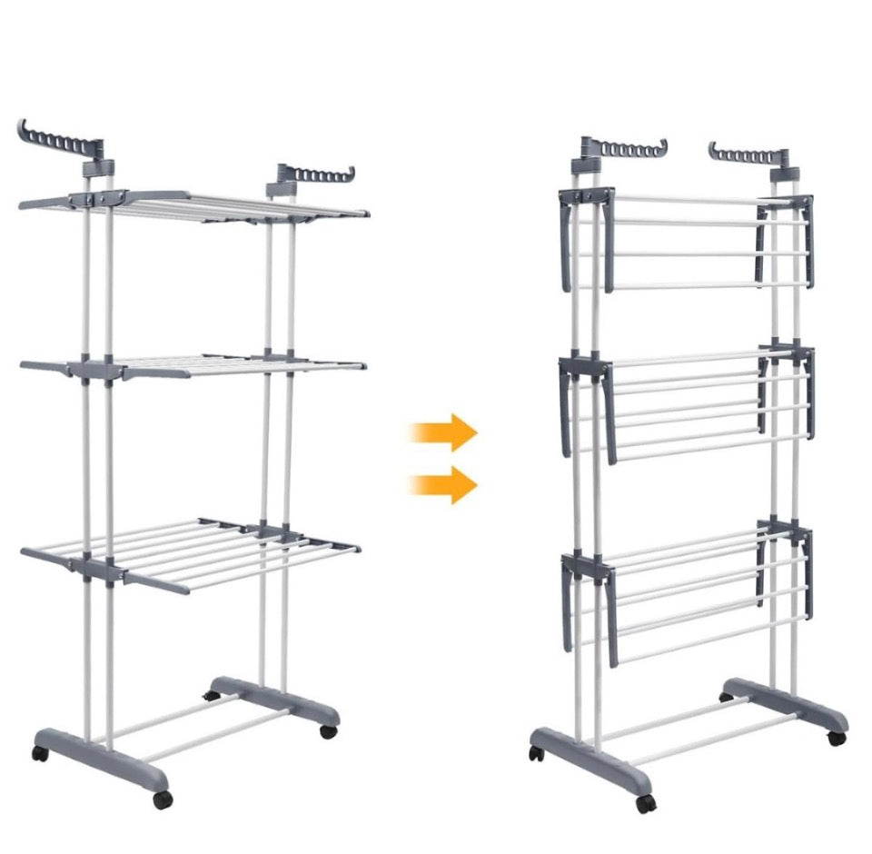 Tendedero con ruedas