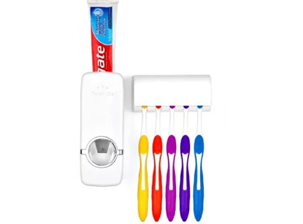 Dispensador automático y porta cepillos