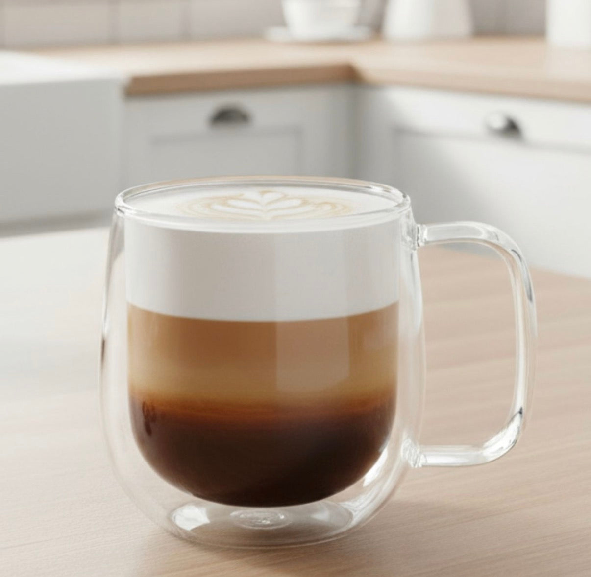 Taza de vidrio doble pared 😍