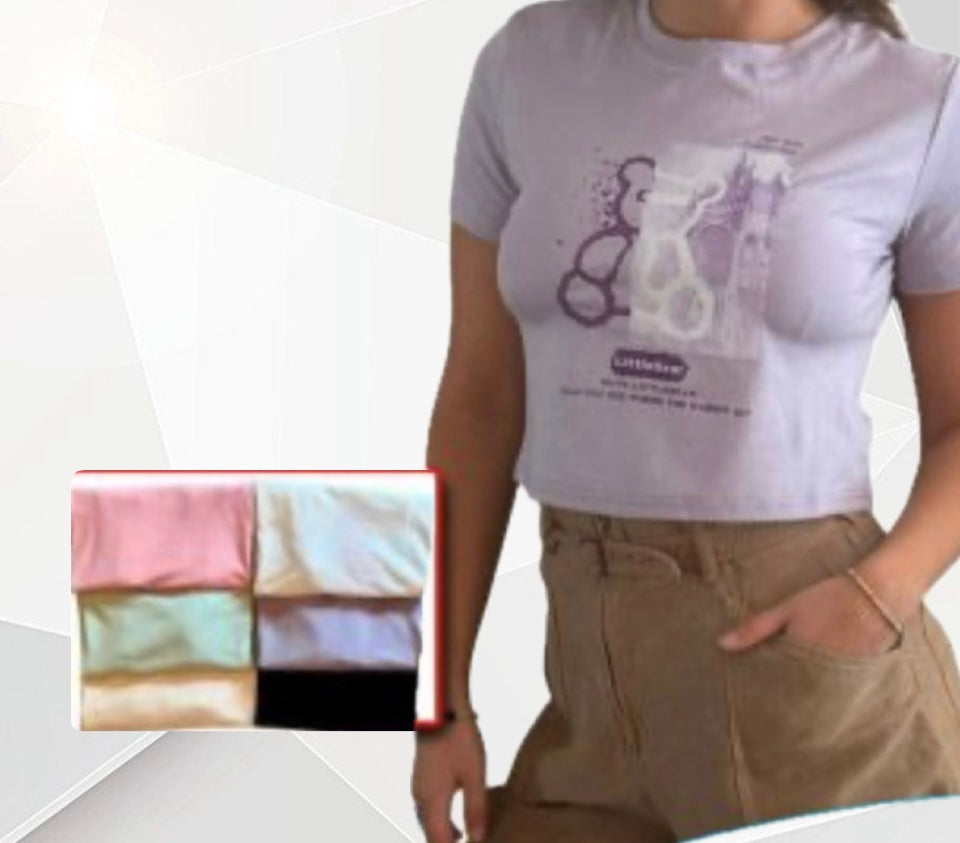 Remera corta L al XXL