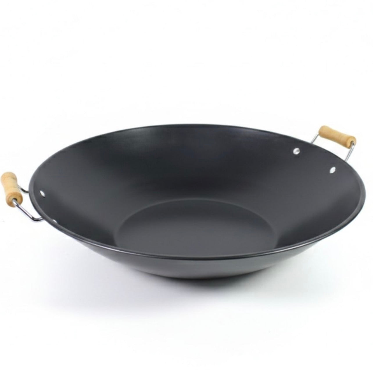 Sartén wok de acero al carbono