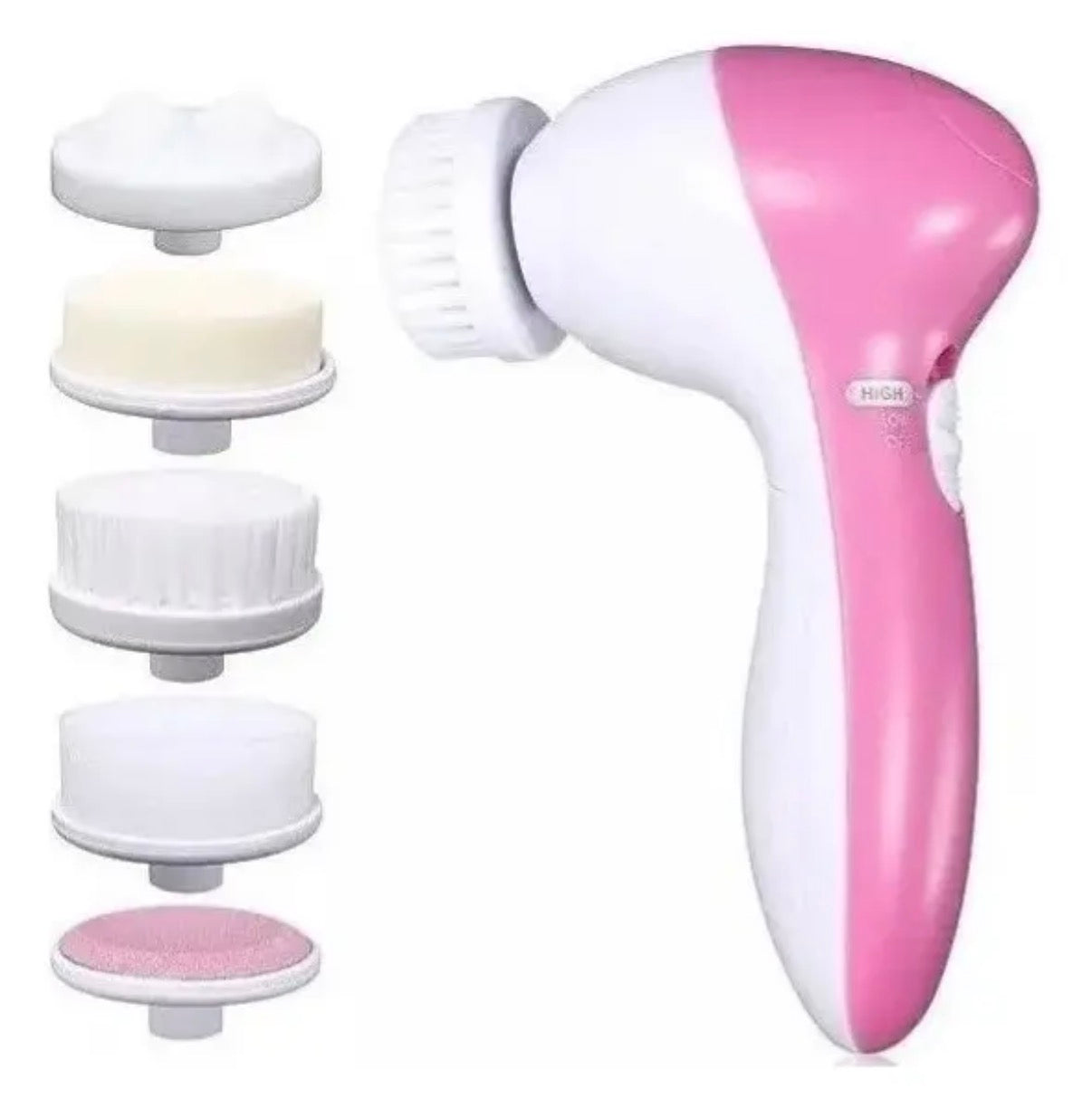 Cepillo facial exfoliante 5en1