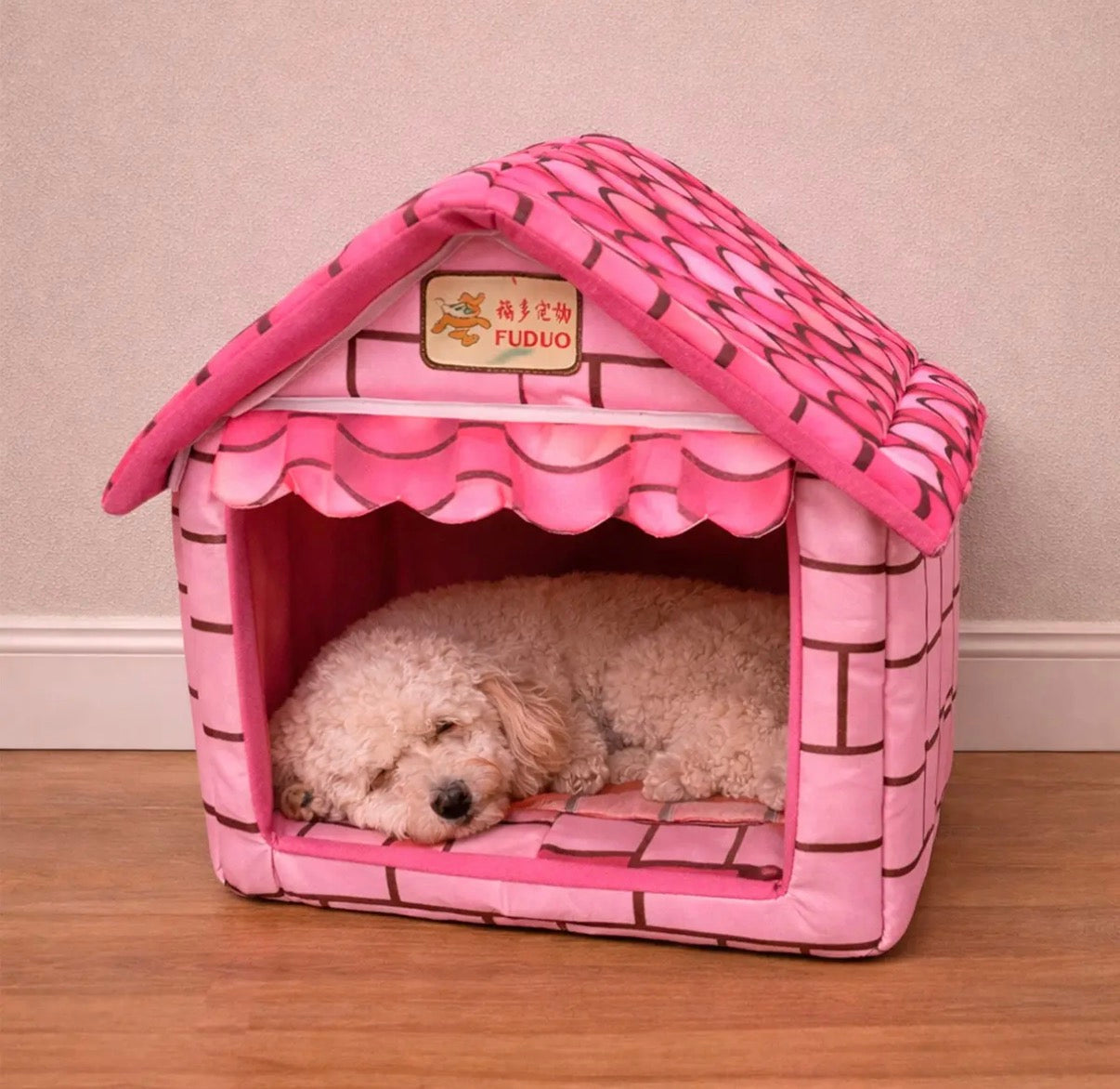 Casa para mascotas raza pequeña