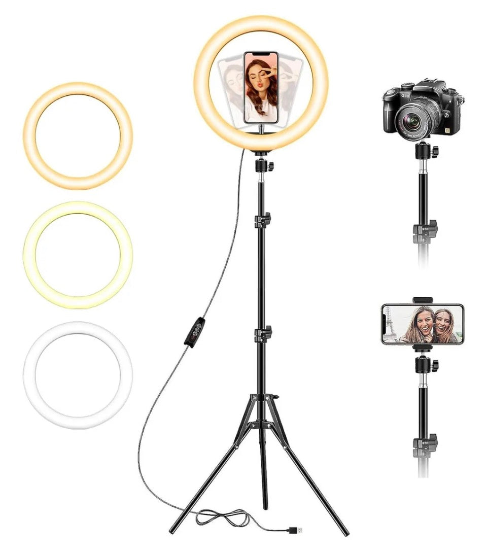 Aro led con trípode