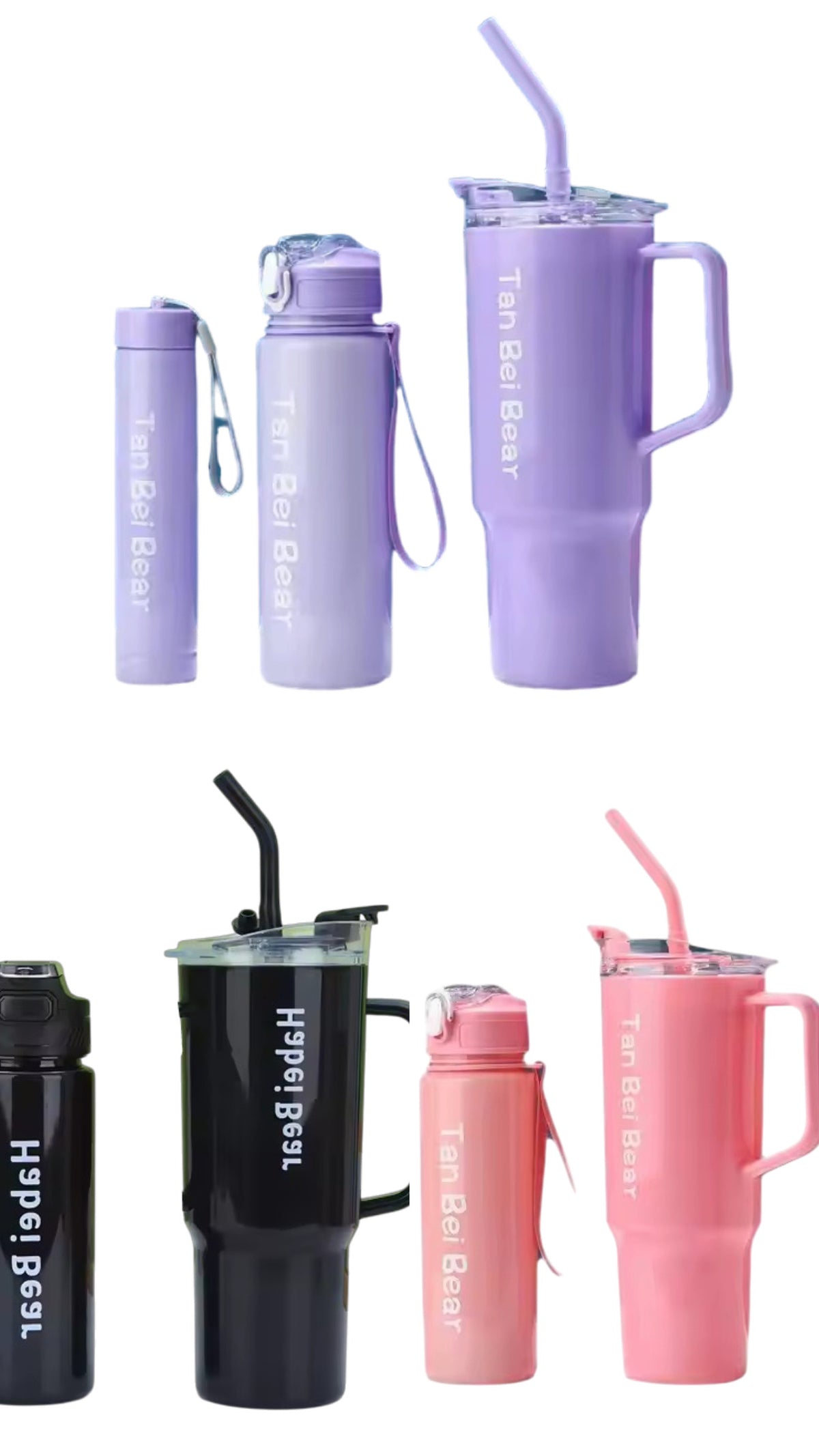 Set vaso más dos botellas