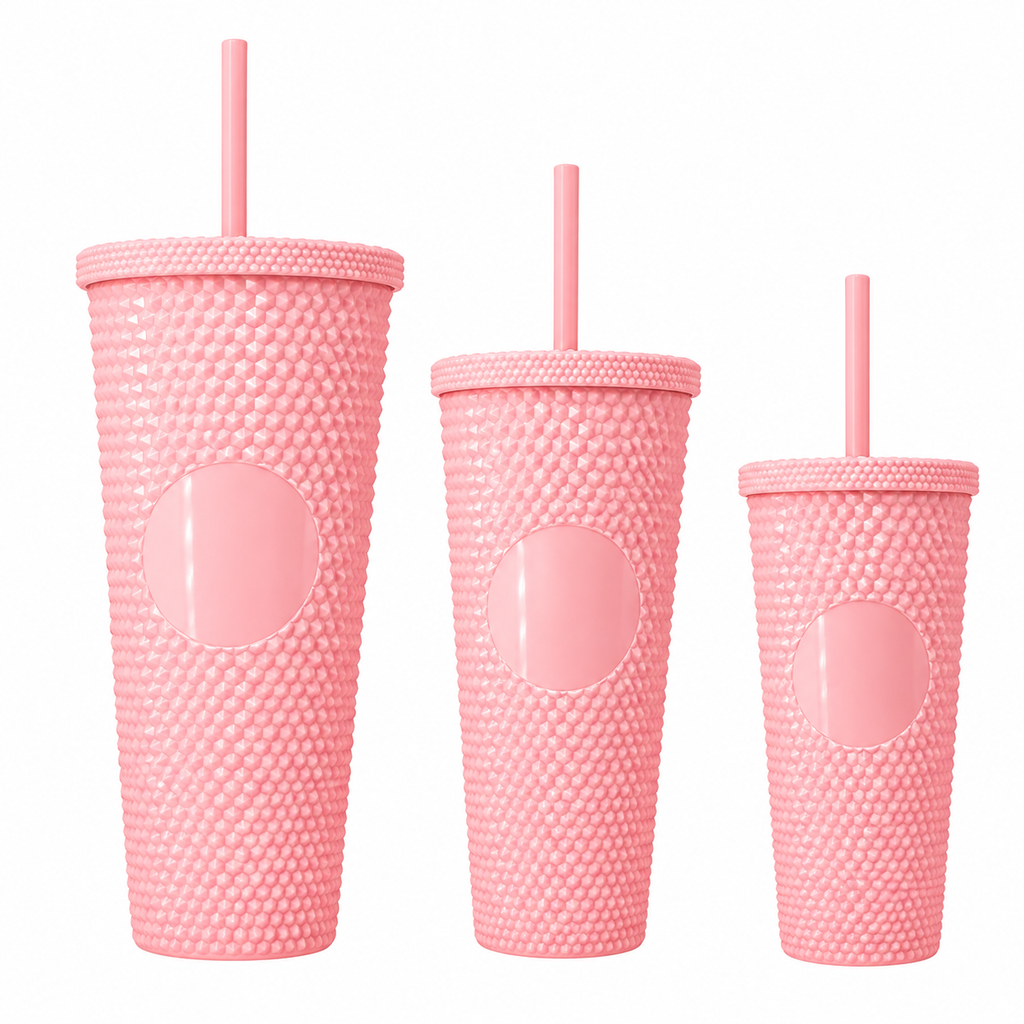 Set tres vasos texturizados