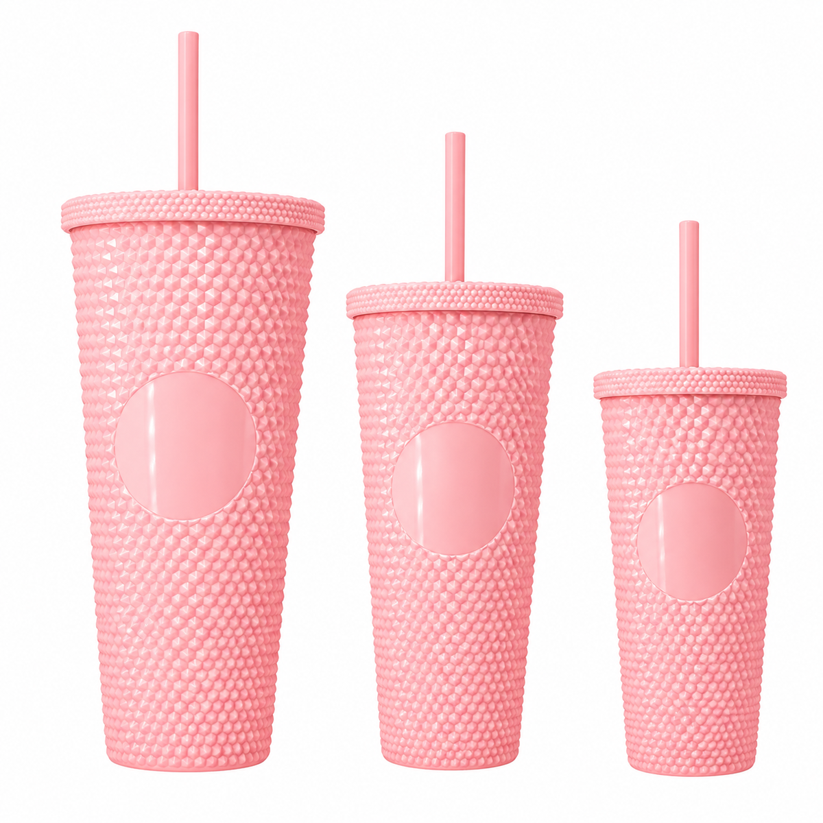 Set tres vasos texturizados