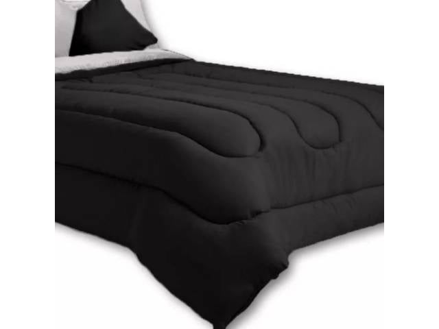 Acolchado negro 2plazas