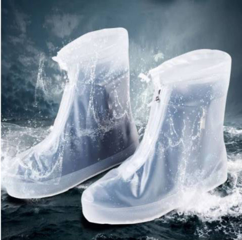 CUBRE CALZADO DE SILICONA CON CIERRE TALLE M (36-37-38)