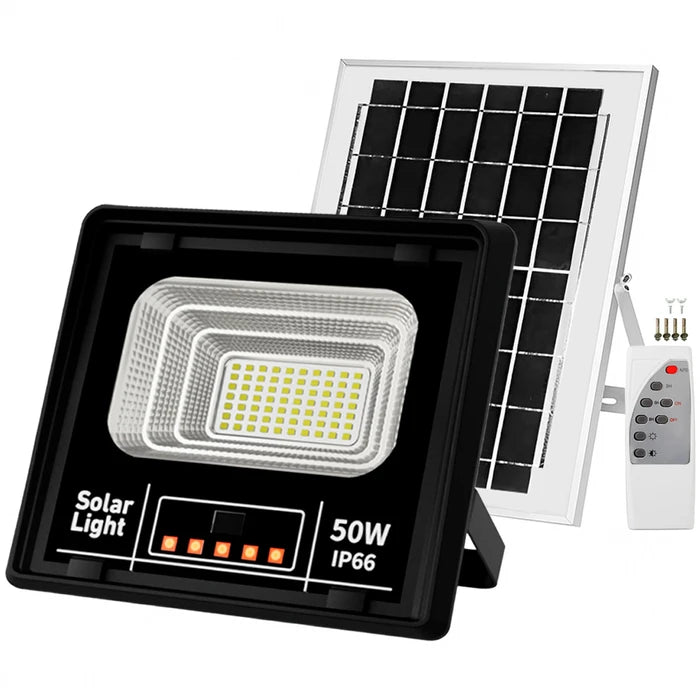 FOCO SOLAR LED CON CONTROL REMOTO
